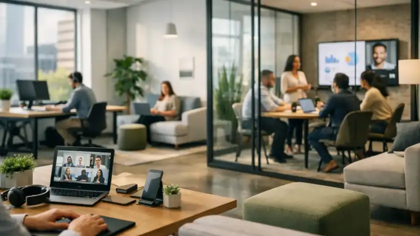 8 tendencias en oficinas híbridas para 2026