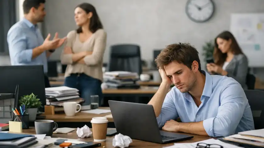 9 señales de oficina improductiva