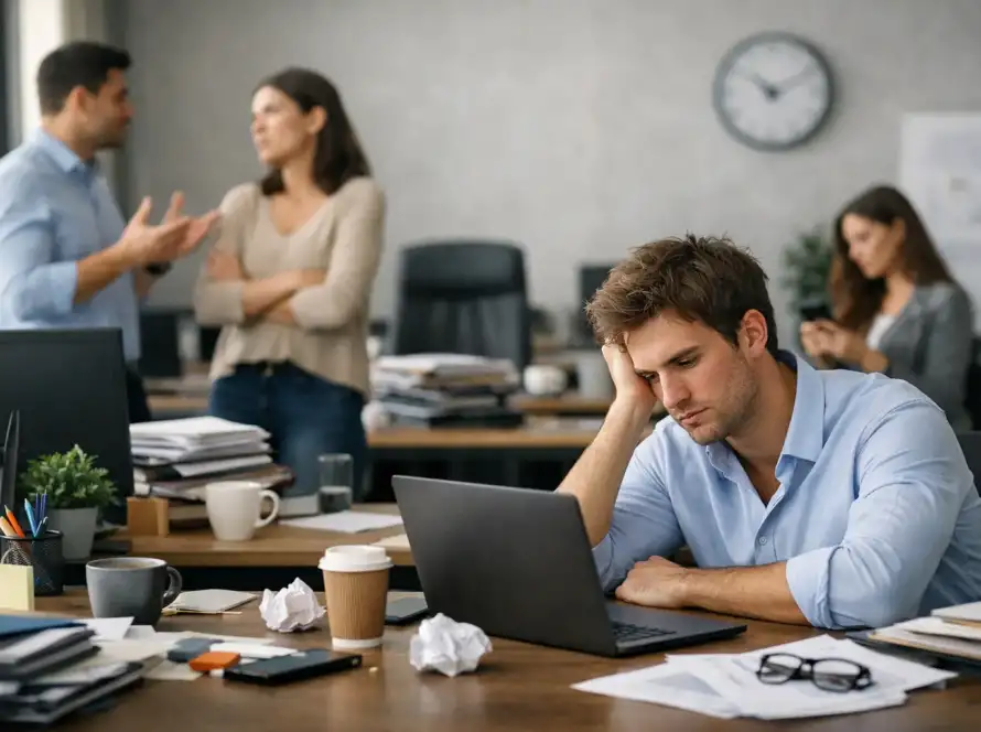 9 señales de oficina improductiva