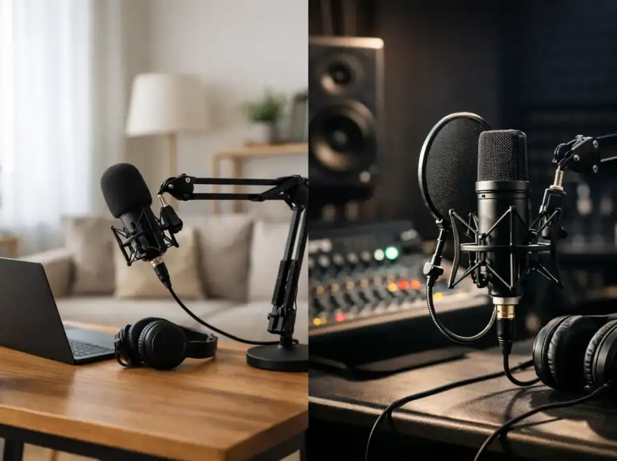 Cómo elegir un lugar para grabar podcast