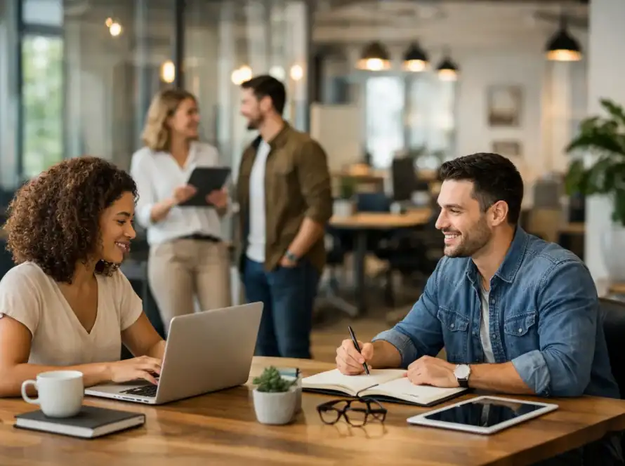 Espacios de trabajo compartidos que sí suman