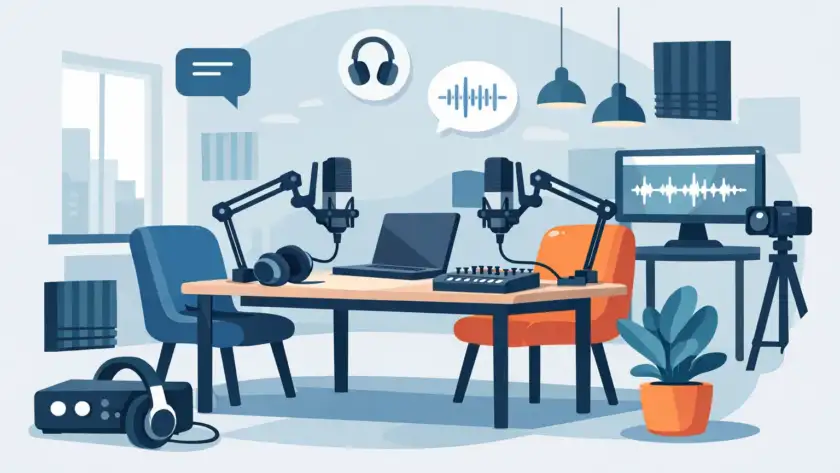 Guía de sala de podcast para grabar mejor