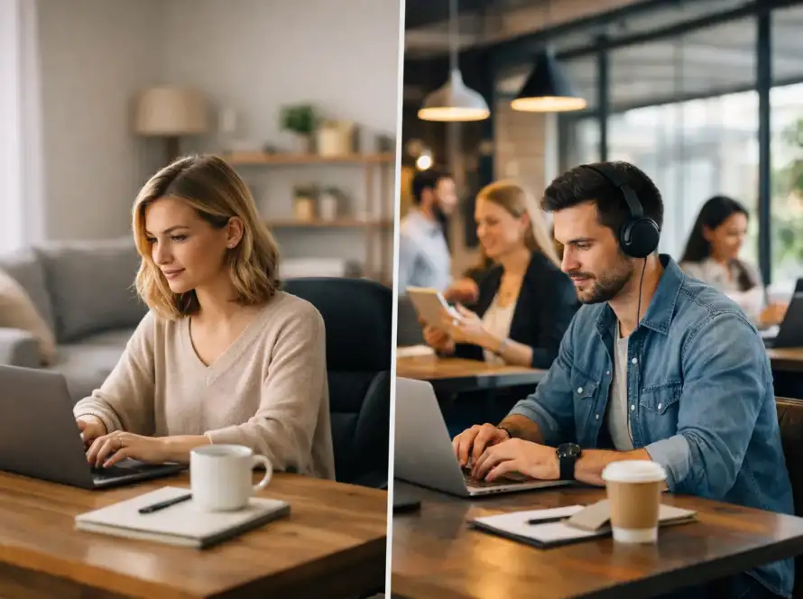 Home office versus coworking: ¿cuál te conviene?