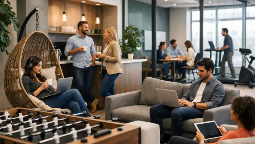 Mejores amenidades en oficinas flexibles