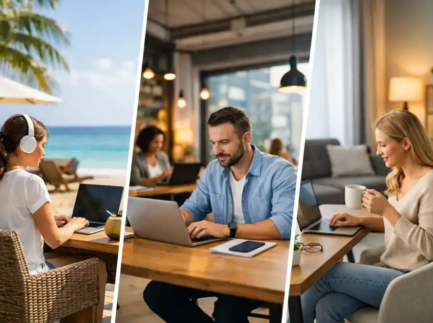 Mejores espacios para trabajo remoto hoy