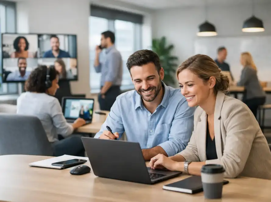 Oficinas híbridas: flexibilidad que impulsa equipos