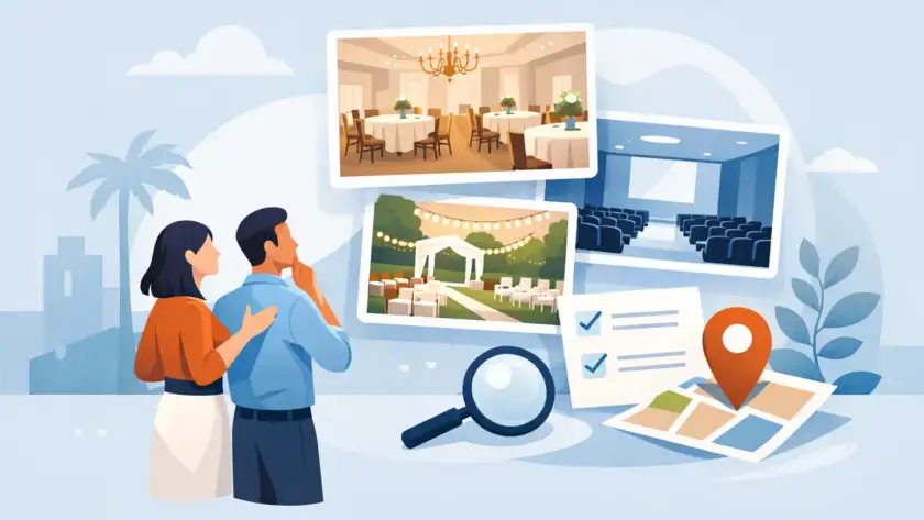 Salón de eventos: cómo elegir bien